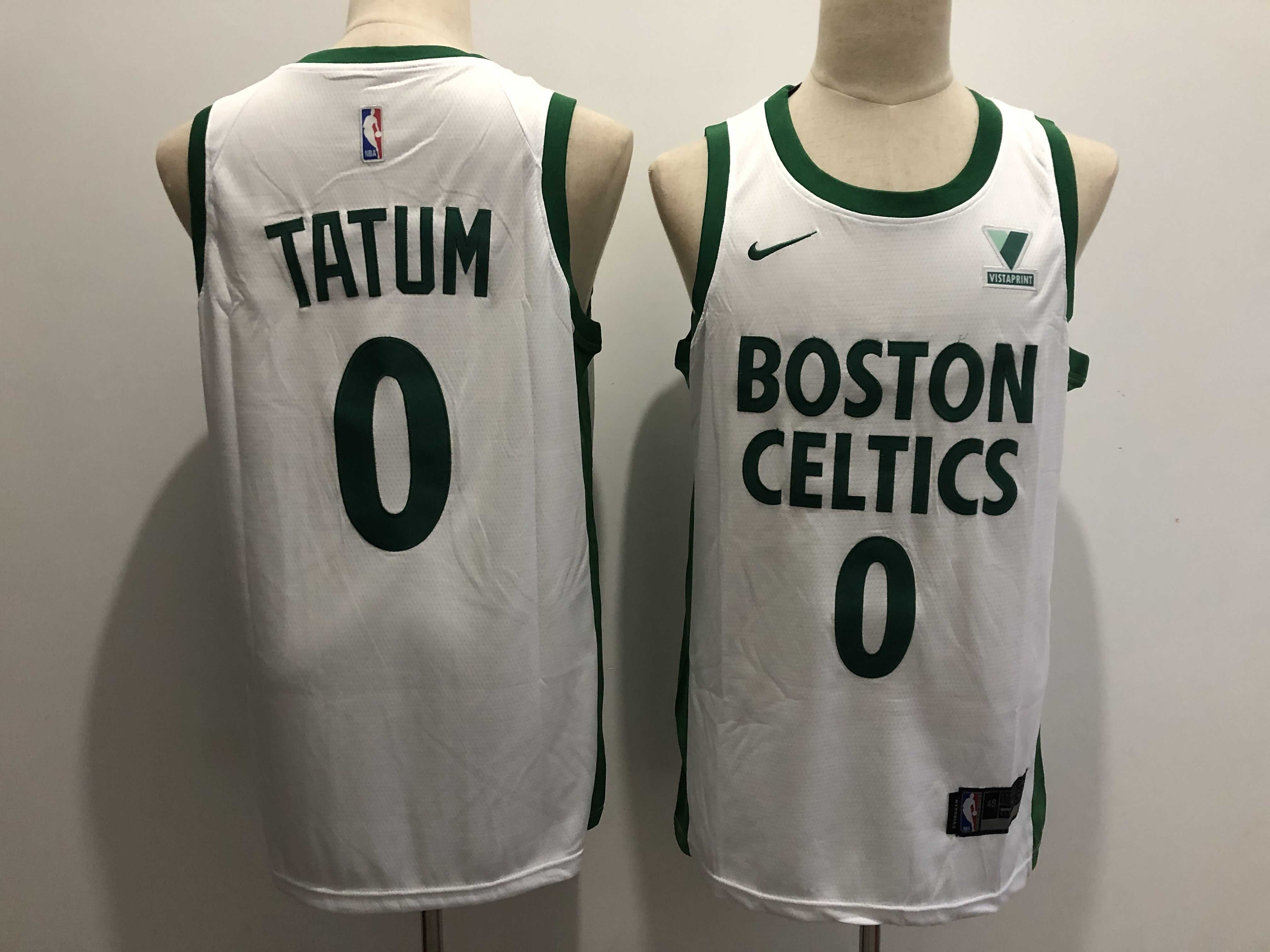 Men Boston Celtics 0 Tatum white City Edition Game Nike NBA Jerseys 2